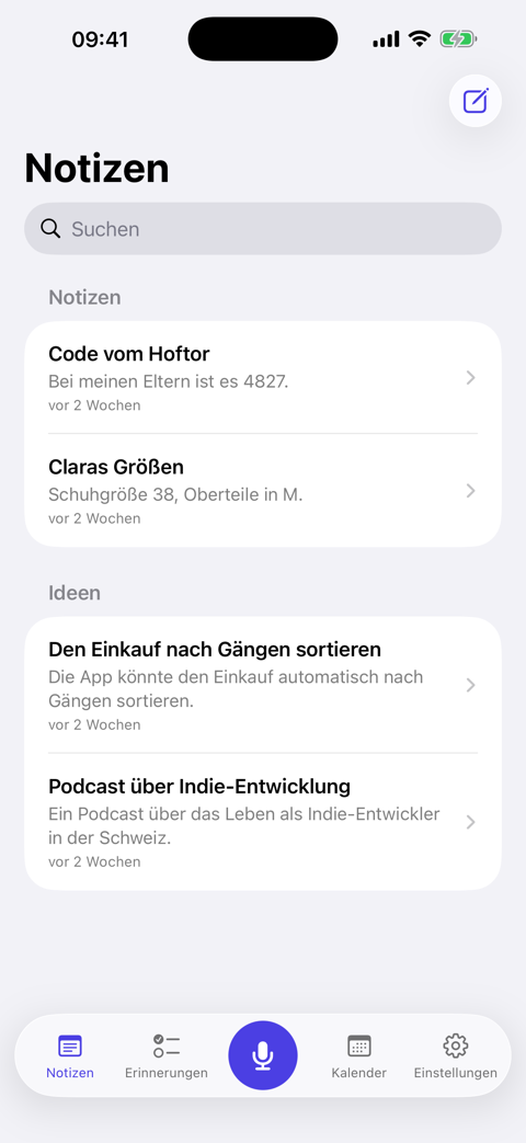 In der App 1
