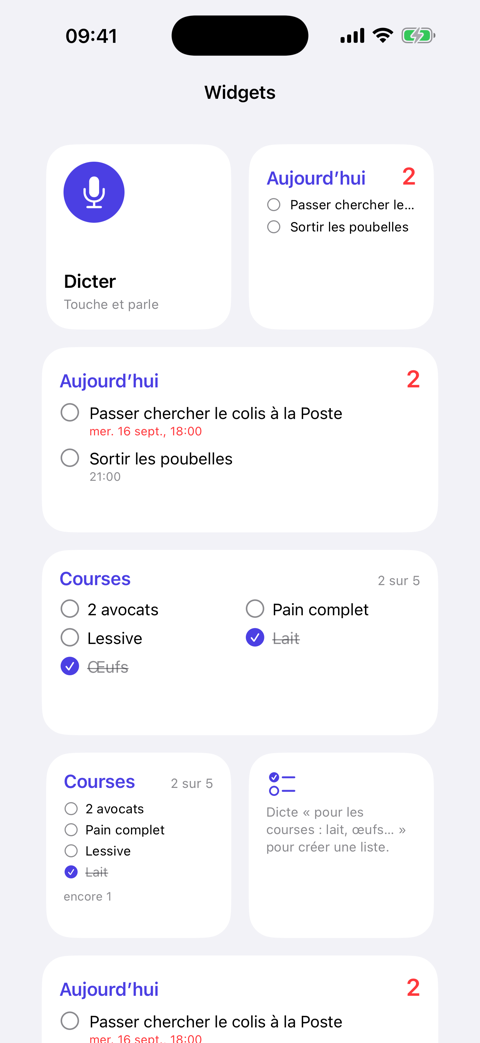Dans l’app 6