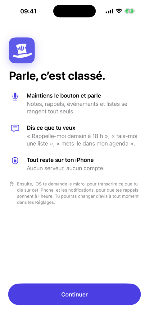 Dans l’app 7