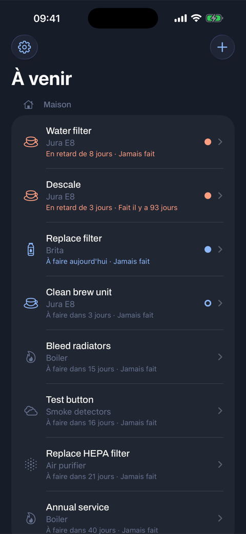 Dans l’app 2